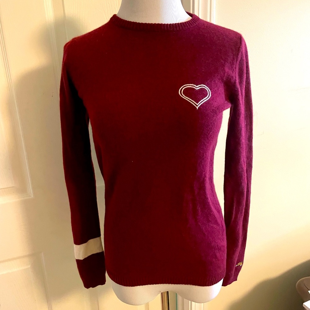 Bella Freud 100% cashmere crewneck sweater